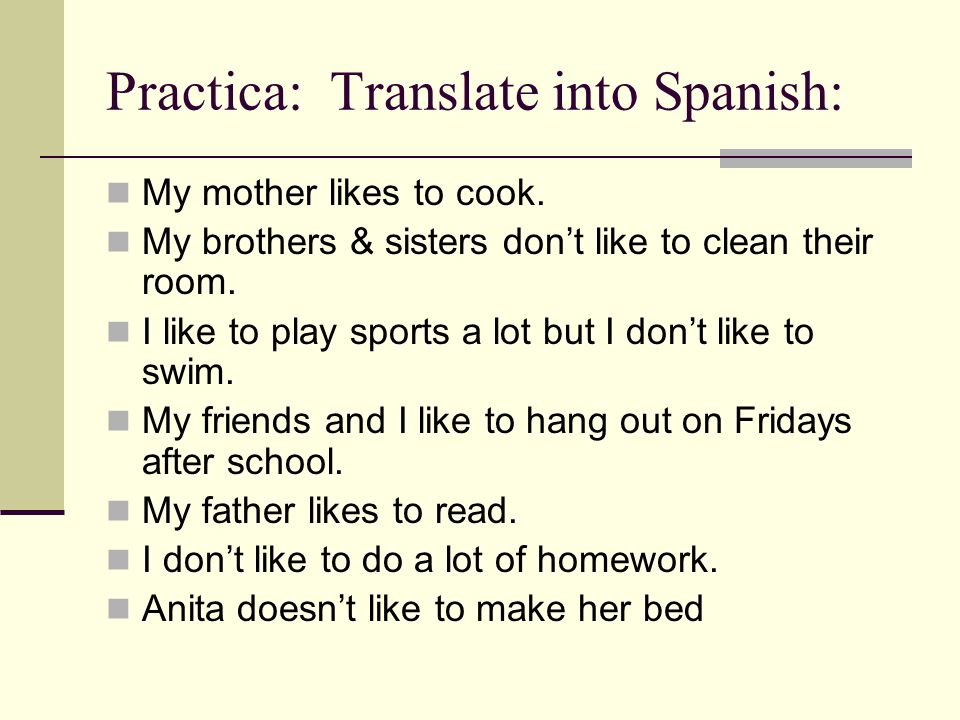 i undertake my own research following classes inside spanish i achieve our due diligence when institution on spanish